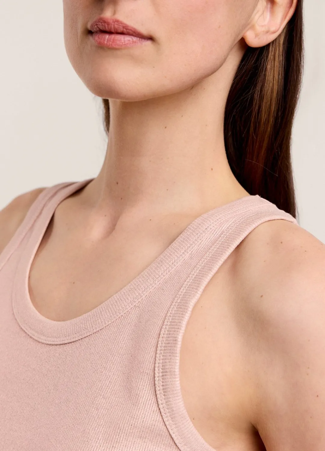 Sale Summum Ribbed Tank Top Pink