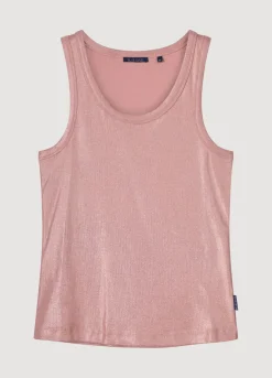 Outlet Summum Ribbed Tank Top Pink