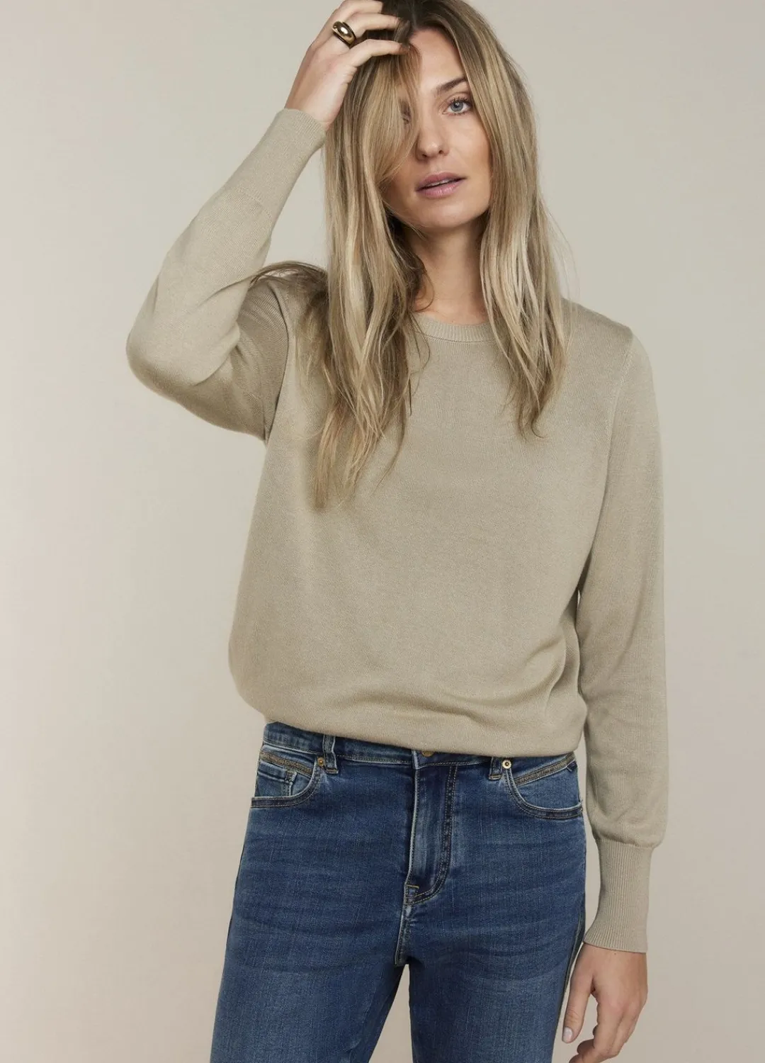 Sale Summum Round-Neck Jumper Green