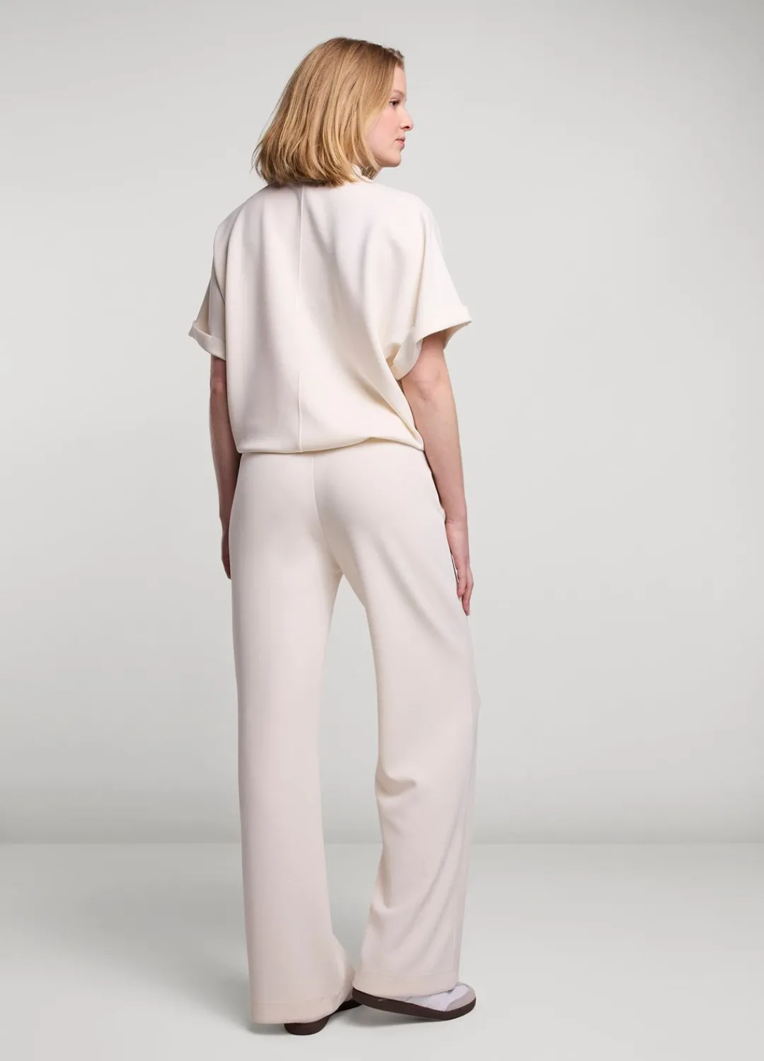Outlet Summum Scuba Trousers Creme