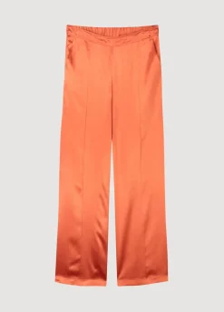 Outlet Summum Shimmery Long Trousers Orange