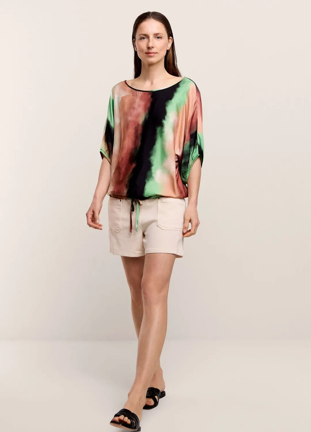 Clearance Summum Shiny Cloudy Top Multicolor