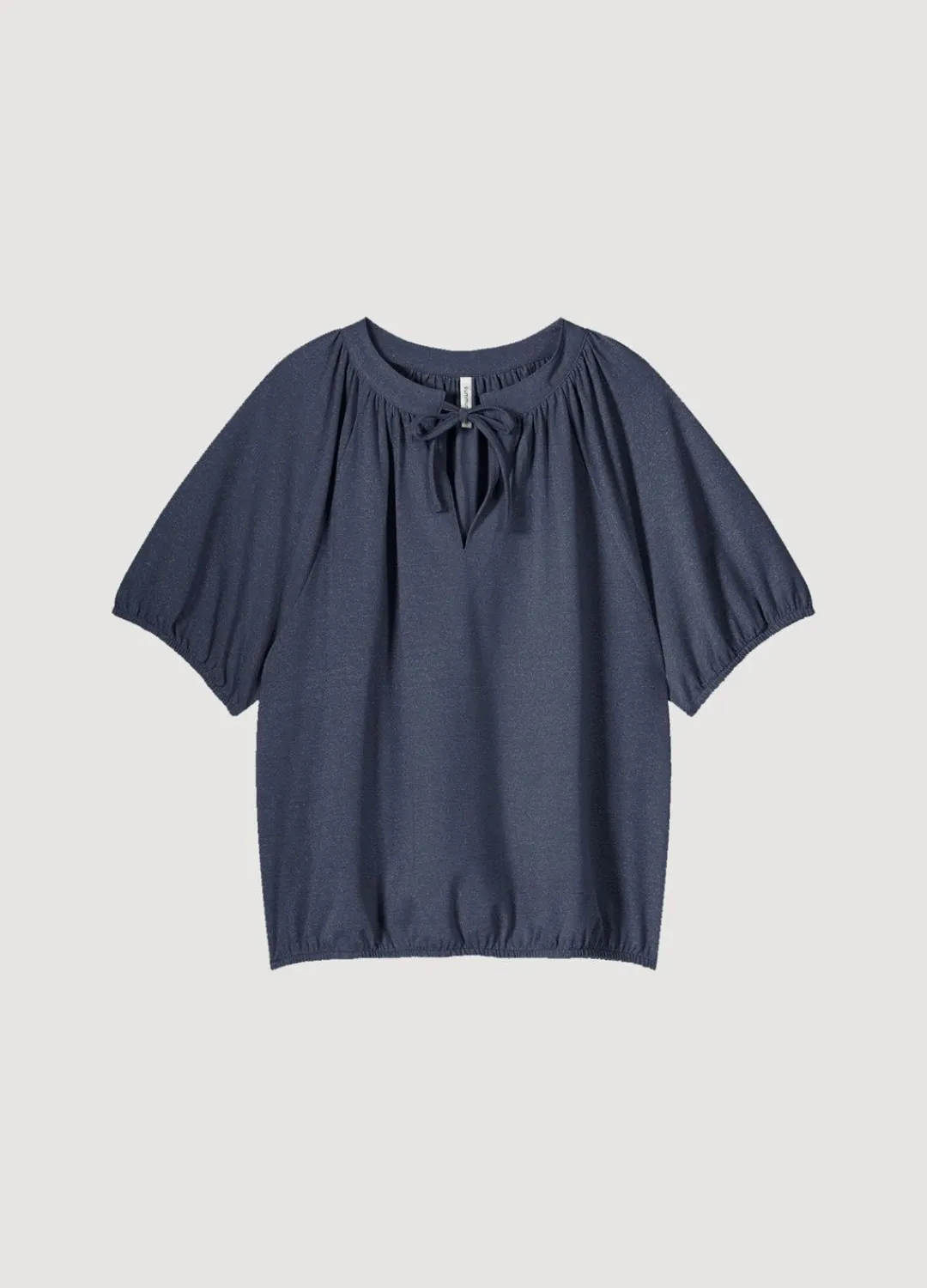 Clearance Summum Shiny Lurex Top Blue