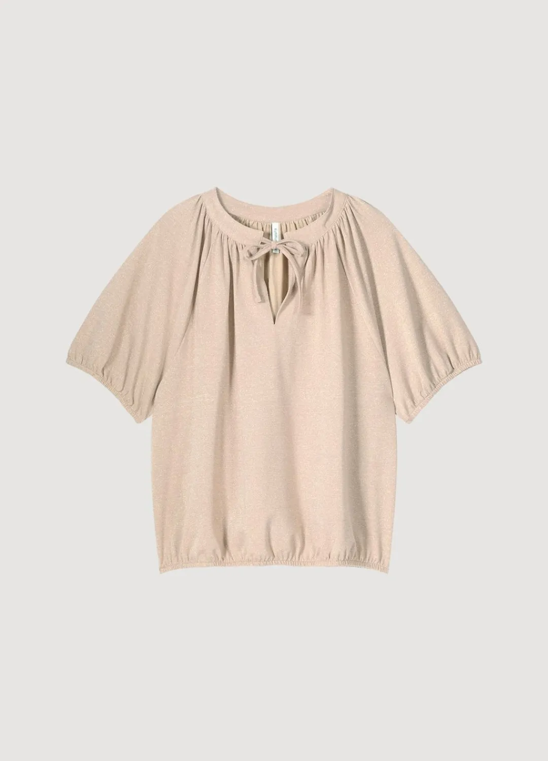 Sale Summum Shiny Lurex Top Creme