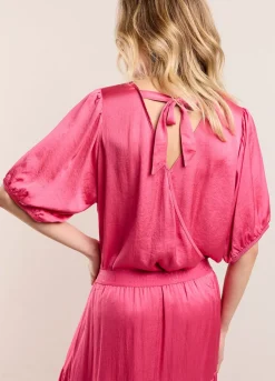 New Summum Shiny Reversible Top Pink