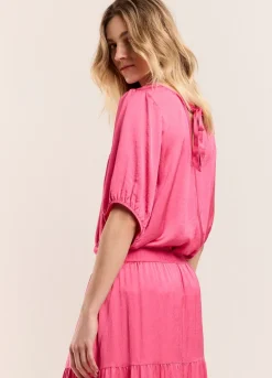 New Summum Shiny Reversible Top Pink