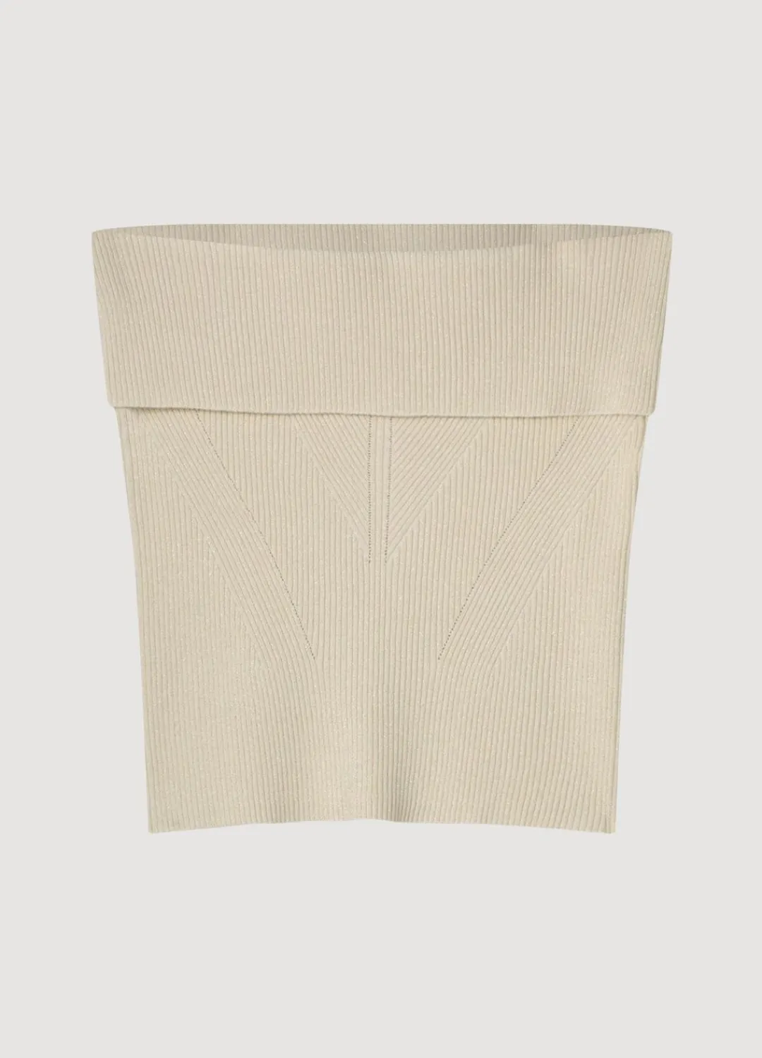 Online Summum Shiny Tube Top Creme