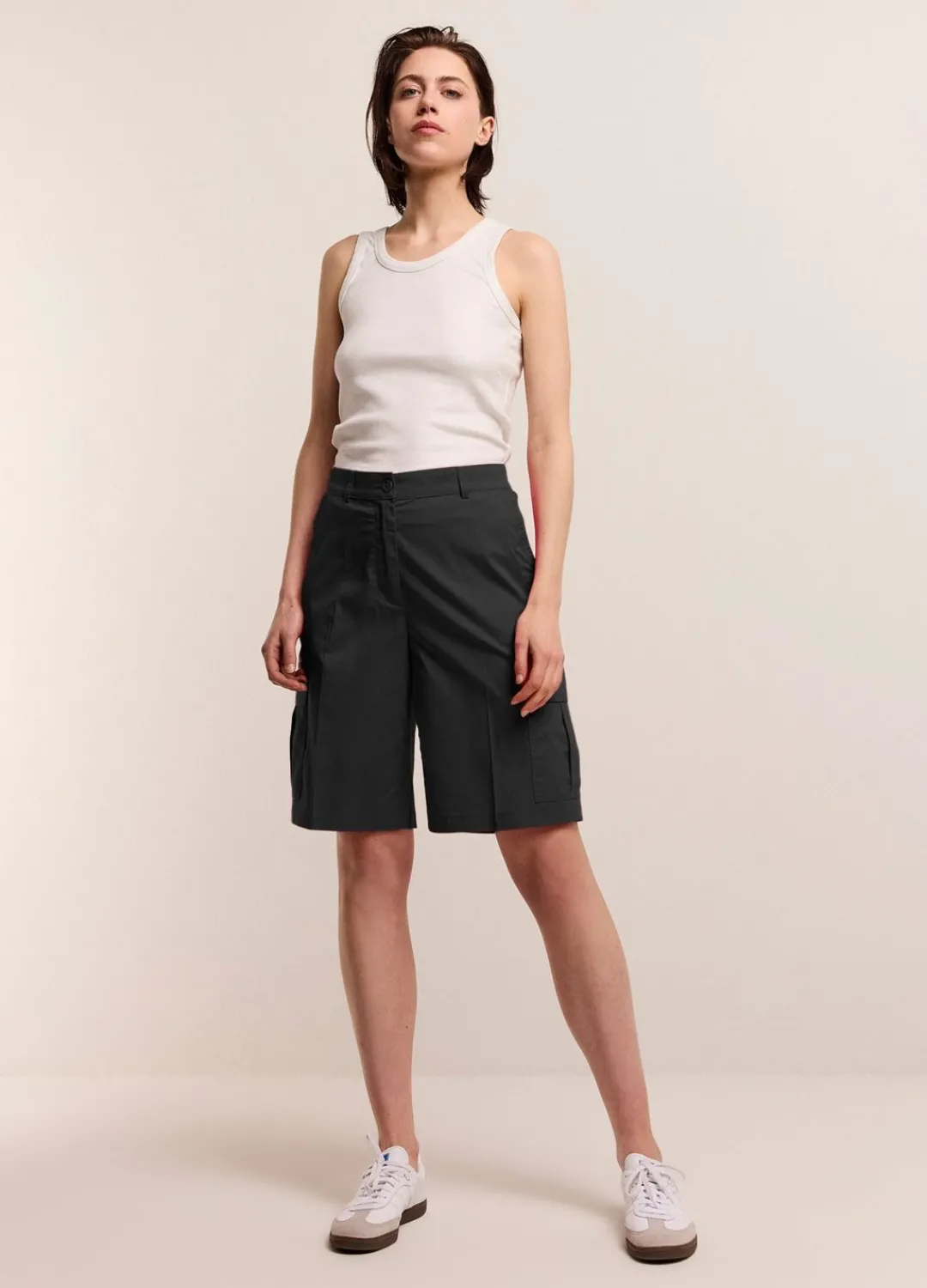 Best Summum Short Cargo Trousers Black