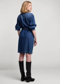 Clearance Summum Short Denim Dress Blue