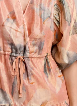 Sale Summum Short Shimmery Tiered Skirt Multicolor