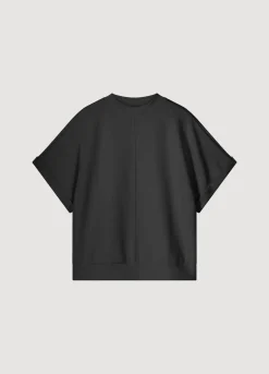 Discount Summum Short Sleeve Scuba Top Black