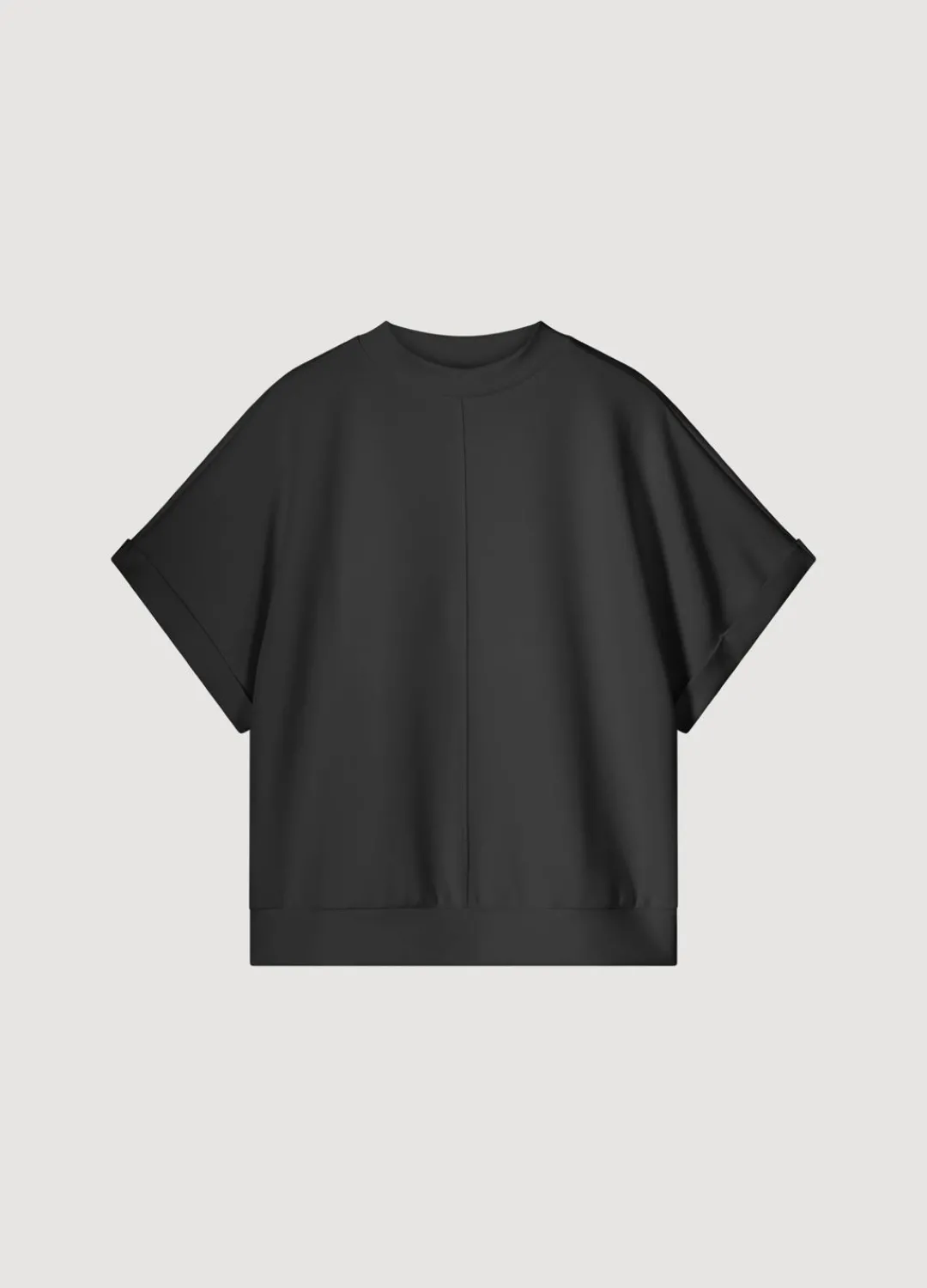 Discount Summum Short Sleeve Scuba Top Black