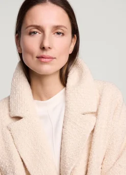 Outlet Summum Short Tweed Jacket Creme