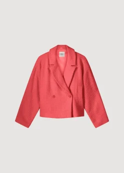 Sale Summum Short Tweed Jacket Pink