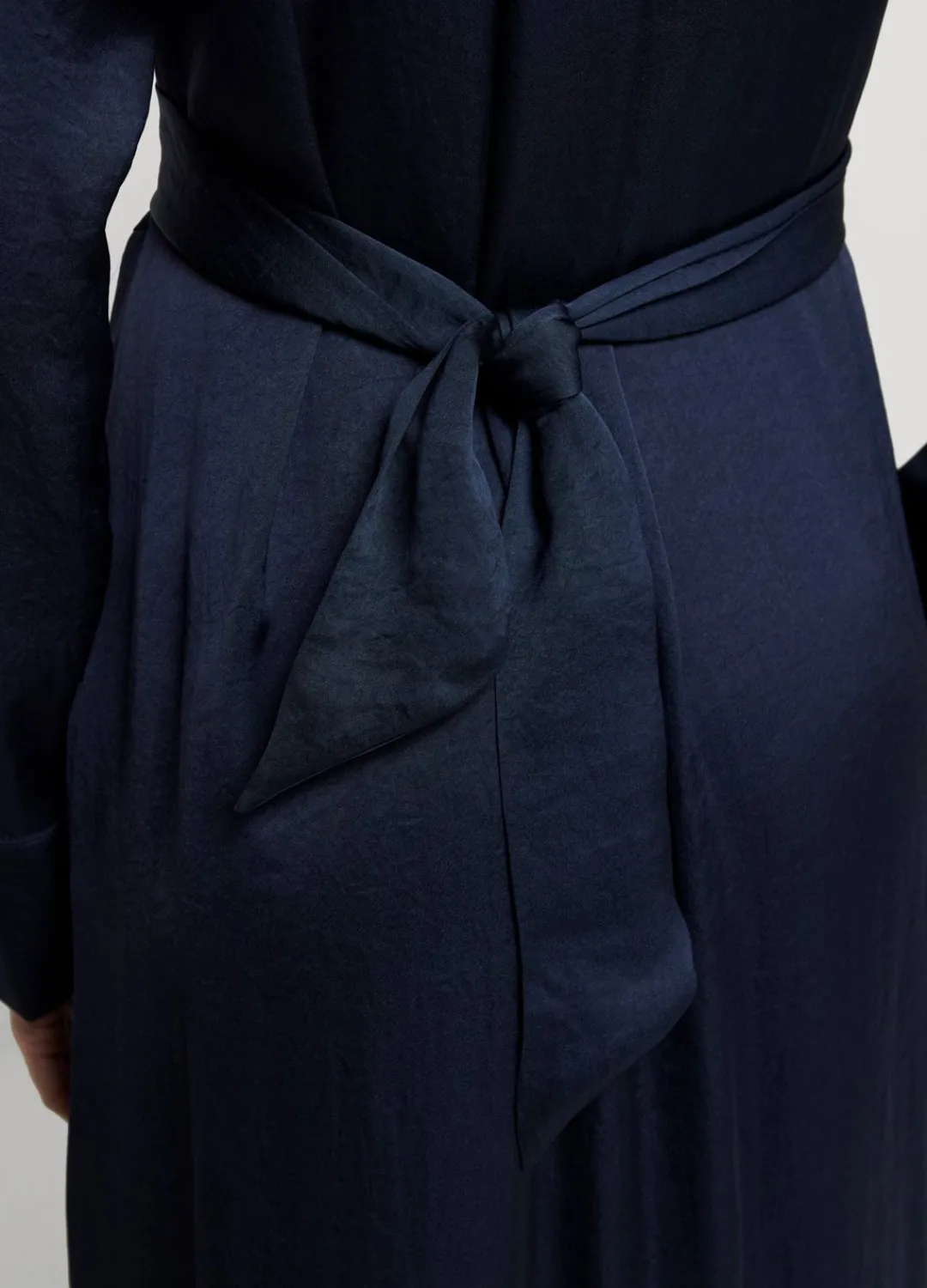 Outlet Summum Silky Touch Button-Down Dress Blue