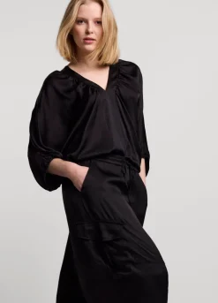 Best Summum Silky Touch Cargo Skirt Black