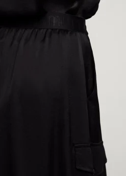 Best Summum Silky Touch Cargo Skirt Black