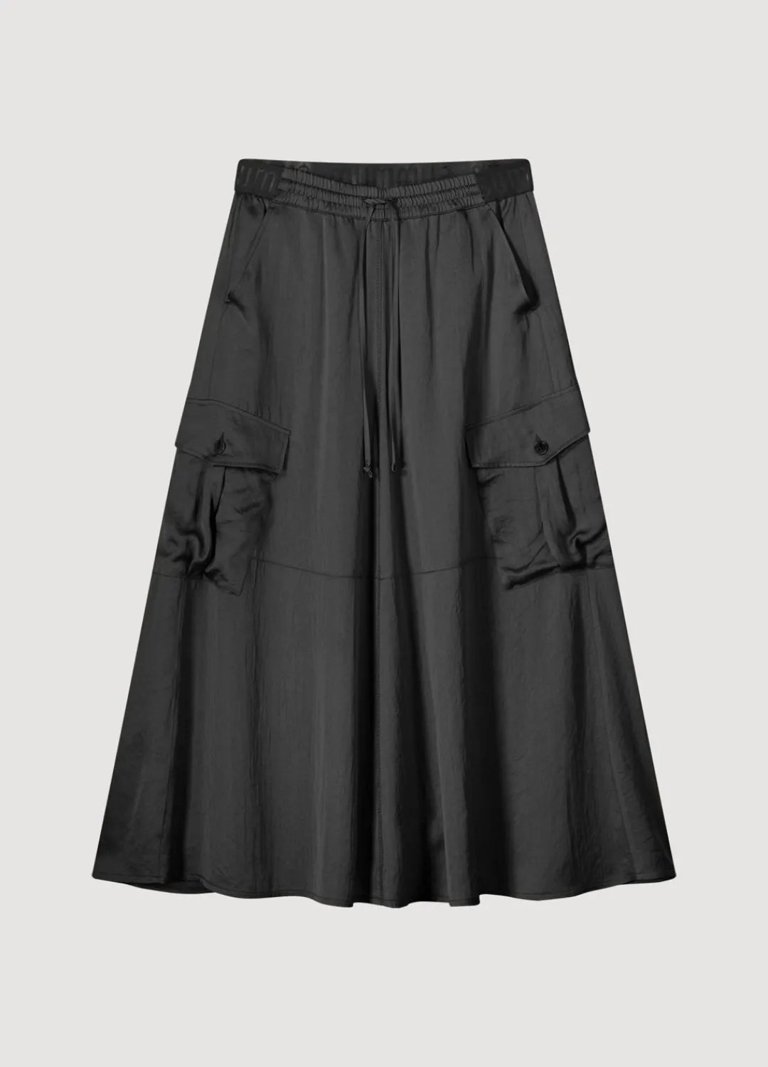Best Summum Silky Touch Cargo Skirt Black