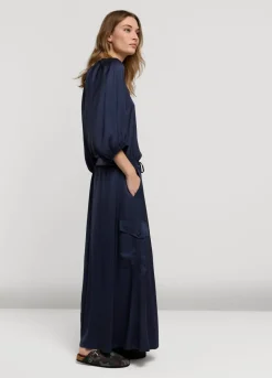 Sale Summum Silky Touch Cargo Skirt Blue