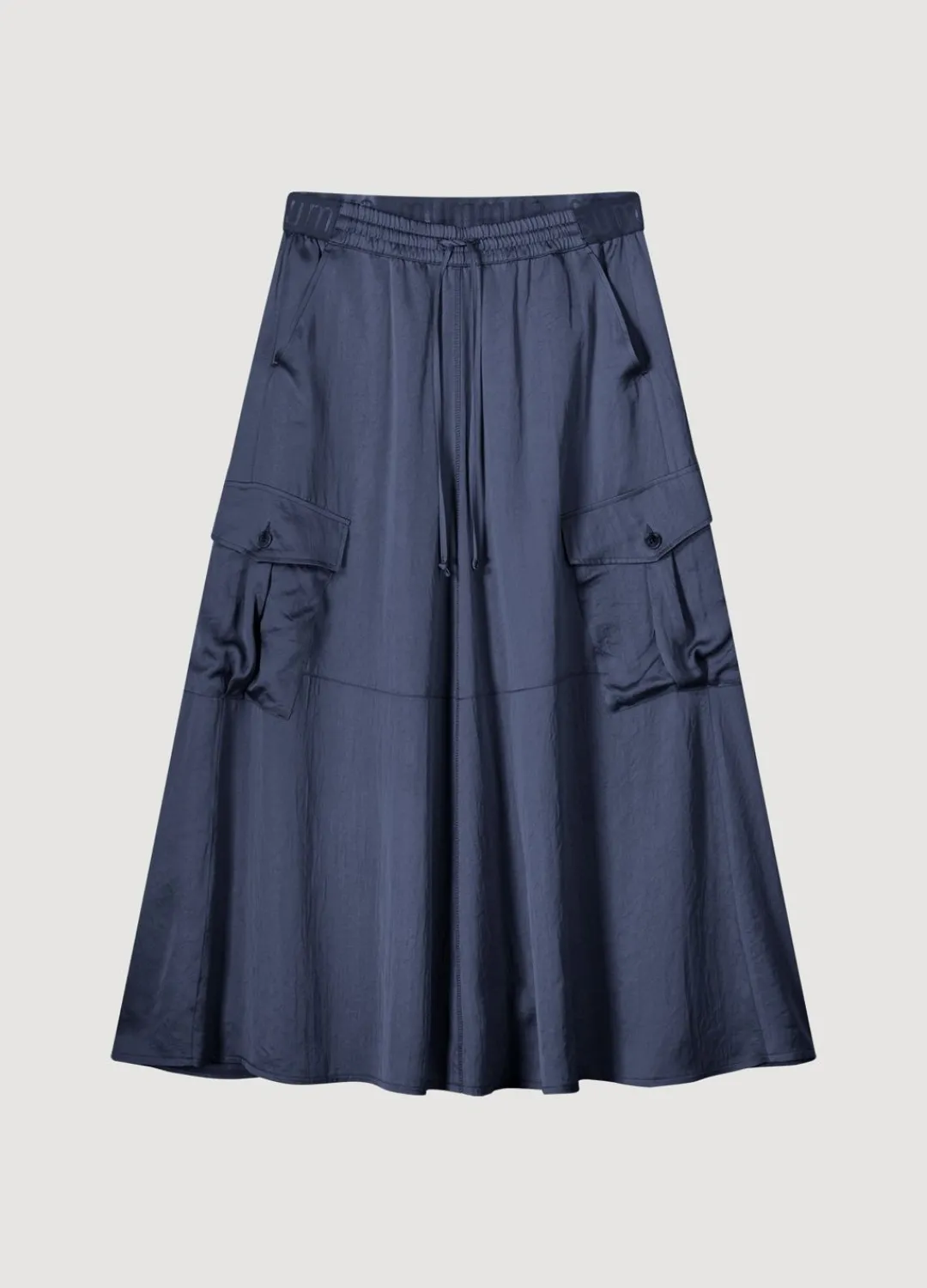 Sale Summum Silky Touch Cargo Skirt Blue