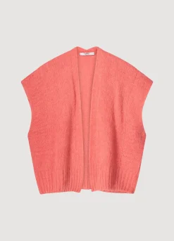 Sale Summum Sleeveless Open Cardigan Pink