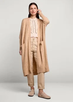 Discount Summum Slightly Oversized Cardigan Creme
