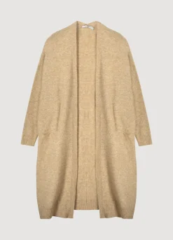 Discount Summum Slightly Oversized Cardigan Creme