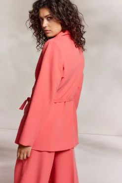 Hot Summum Soft Foam Boyfriend Blazer Pink