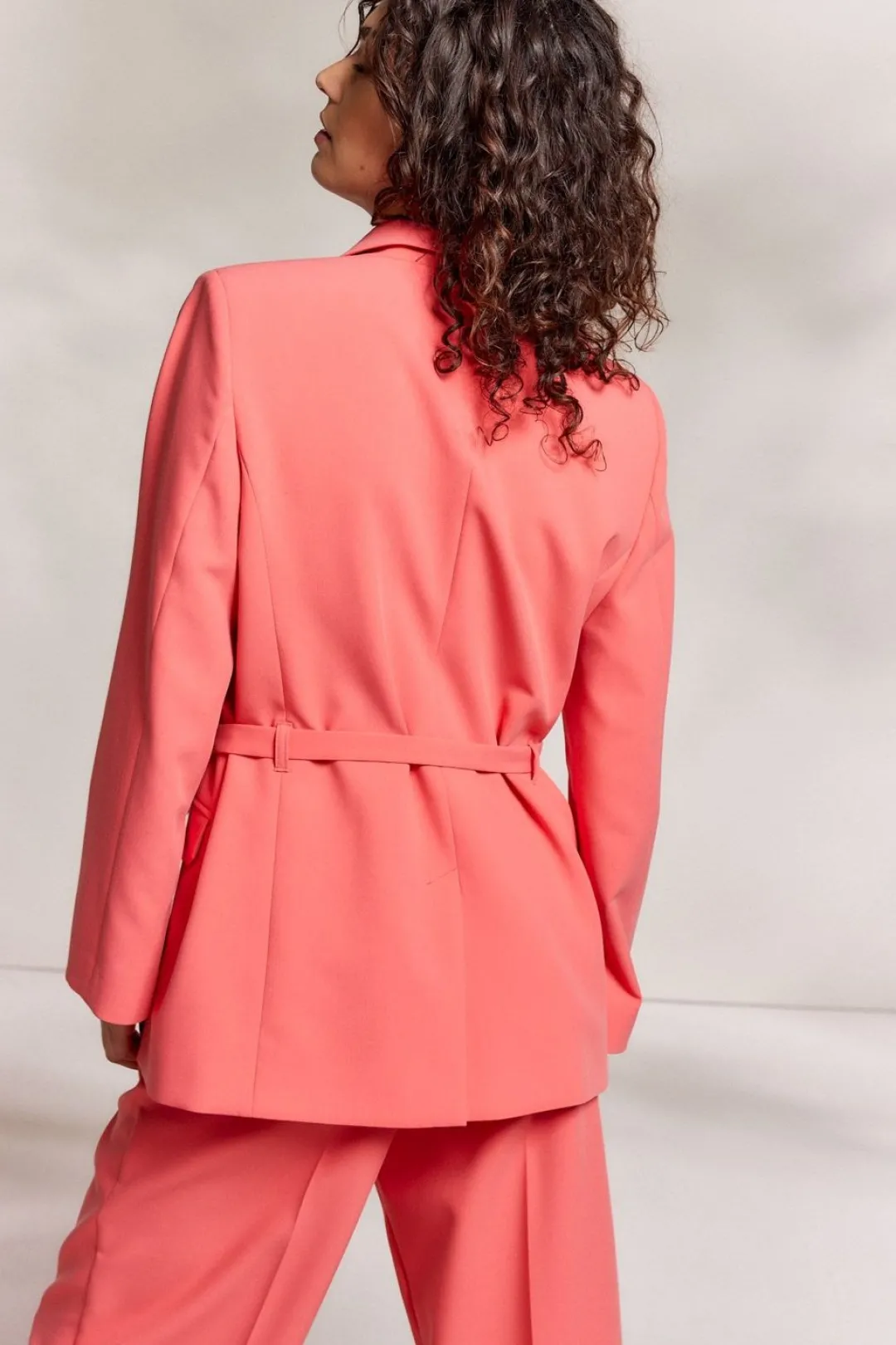 Hot Summum Soft Foam Boyfriend Blazer Pink