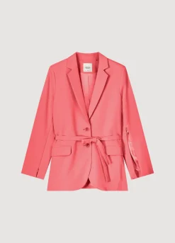 Hot Summum Soft Foam Boyfriend Blazer Pink