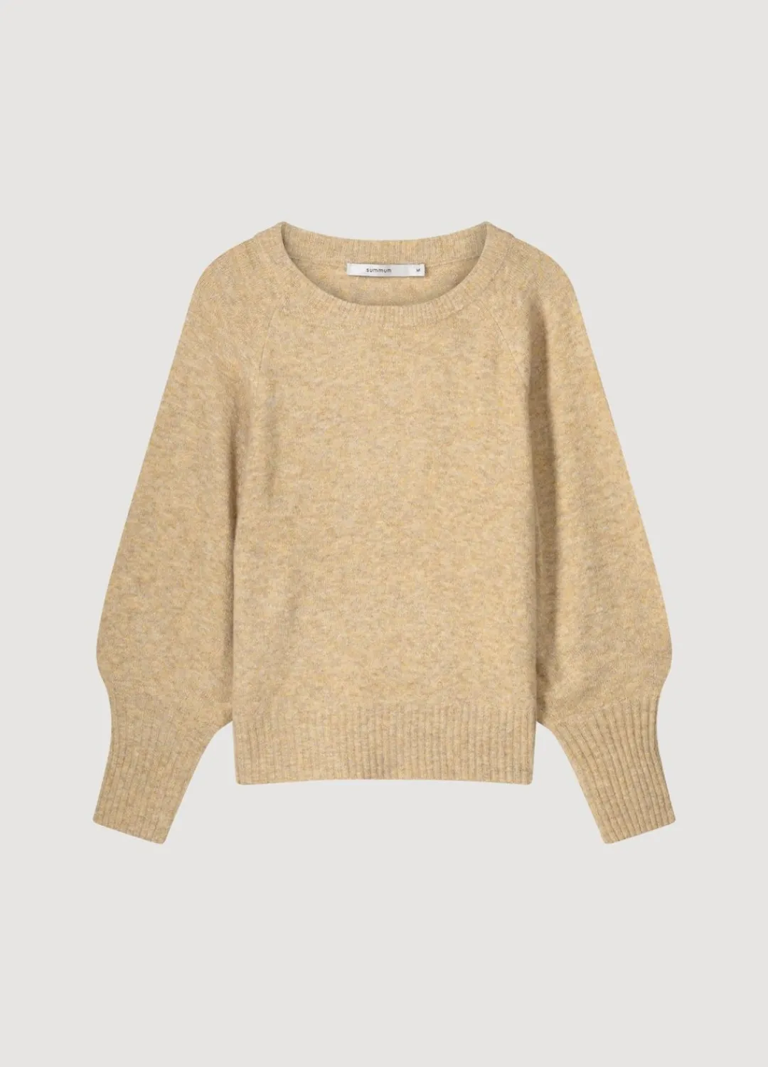 Sale Summum Soft Knitted Jumper Creme