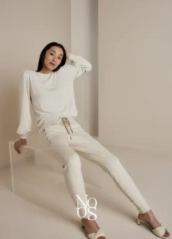 Best Summum Sporty Punto Milano Trousers Creme