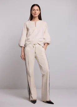 New Summum Sporty Trousers With Drawstring Creme