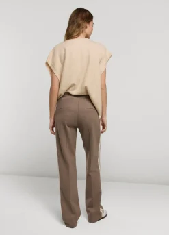 Outlet Summum Sporty Trousers With Drawstring Grey