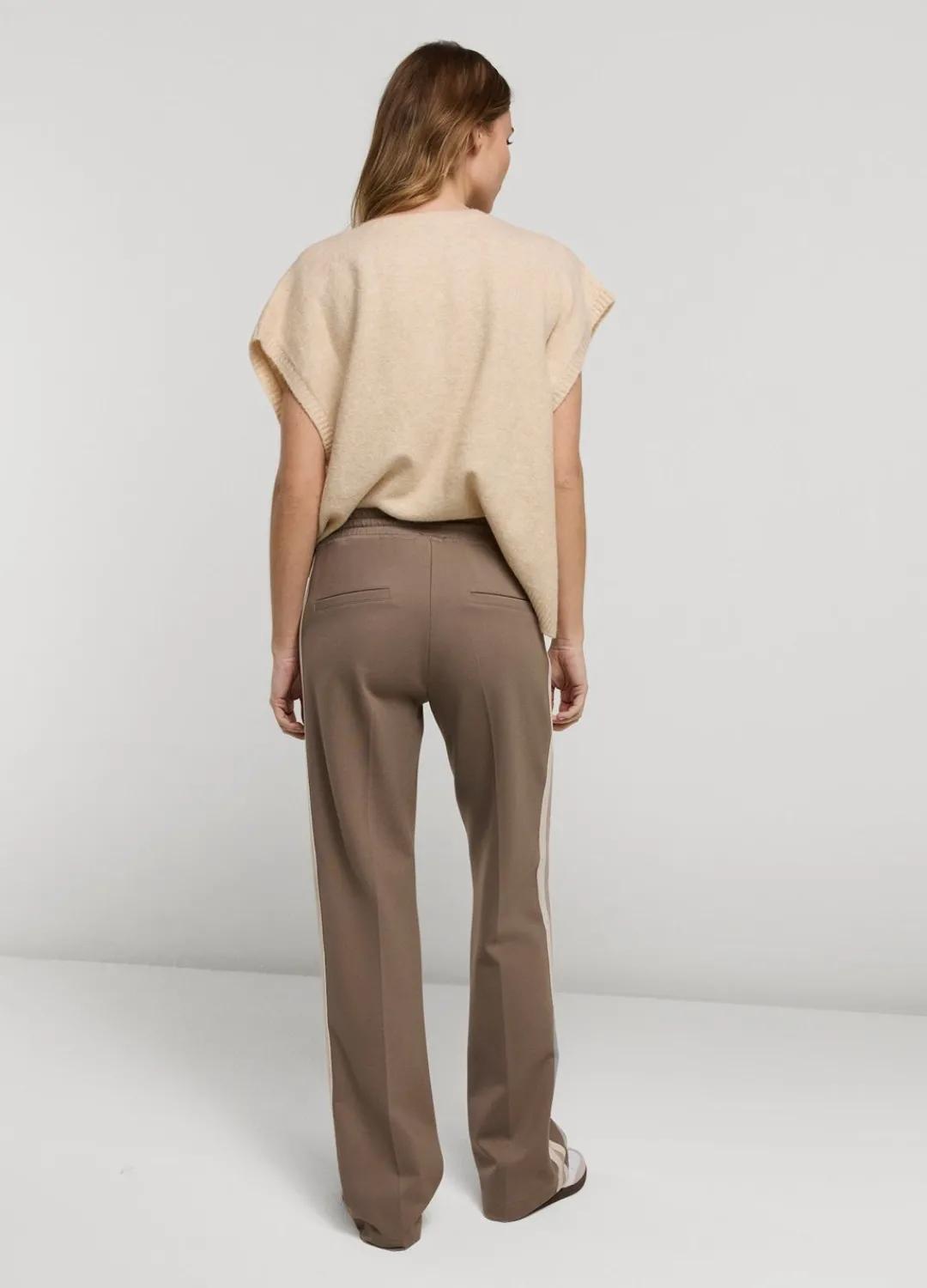 Outlet Summum Sporty Trousers With Drawstring Grey
