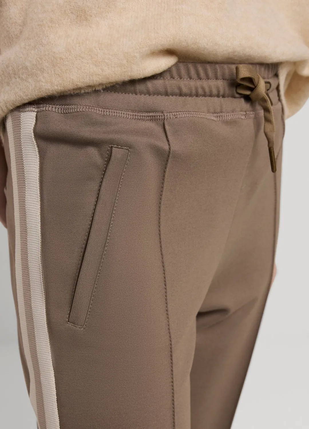 Outlet Summum Sporty Trousers With Drawstring Grey