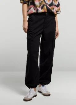 Best Summum Straight-Leg Cargo Trousers Black