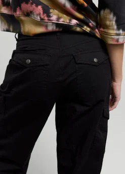 Best Summum Straight-Leg Cargo Trousers Black