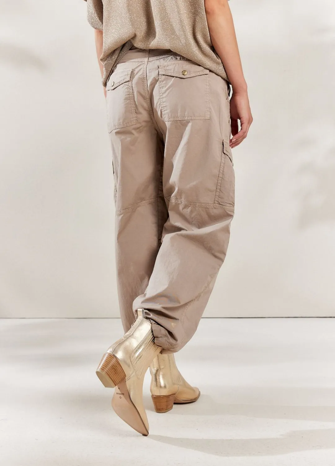 New Summum Straight-Leg Cargo Trousers Grey