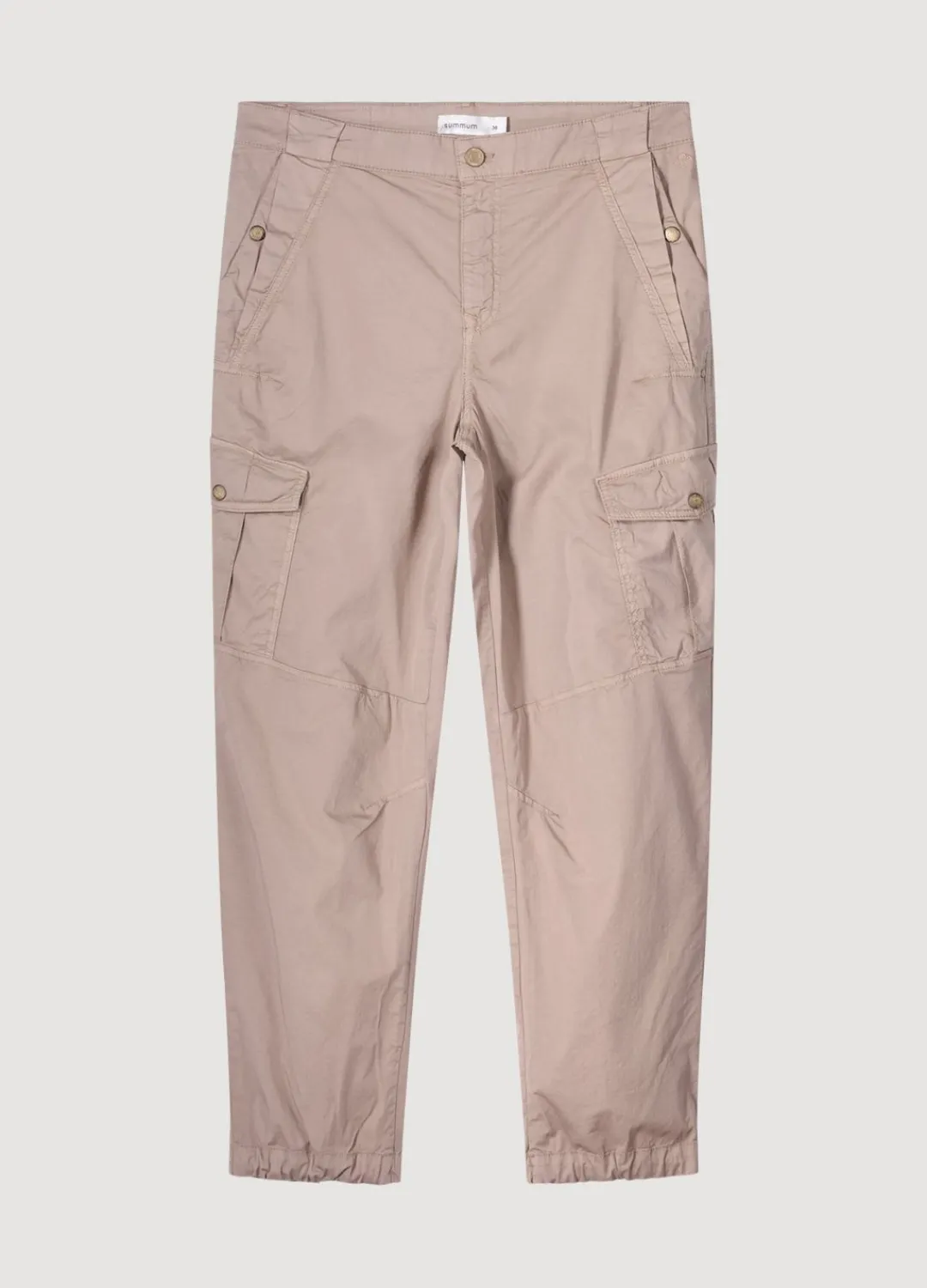New Summum Straight-Leg Cargo Trousers Grey