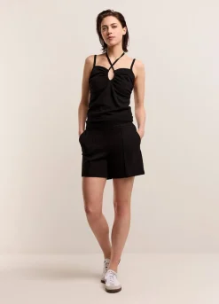 Sale Summum Strap Top Black