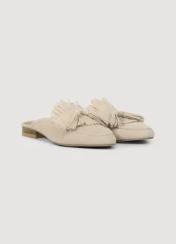 Sale Summum Suede Mules Creme