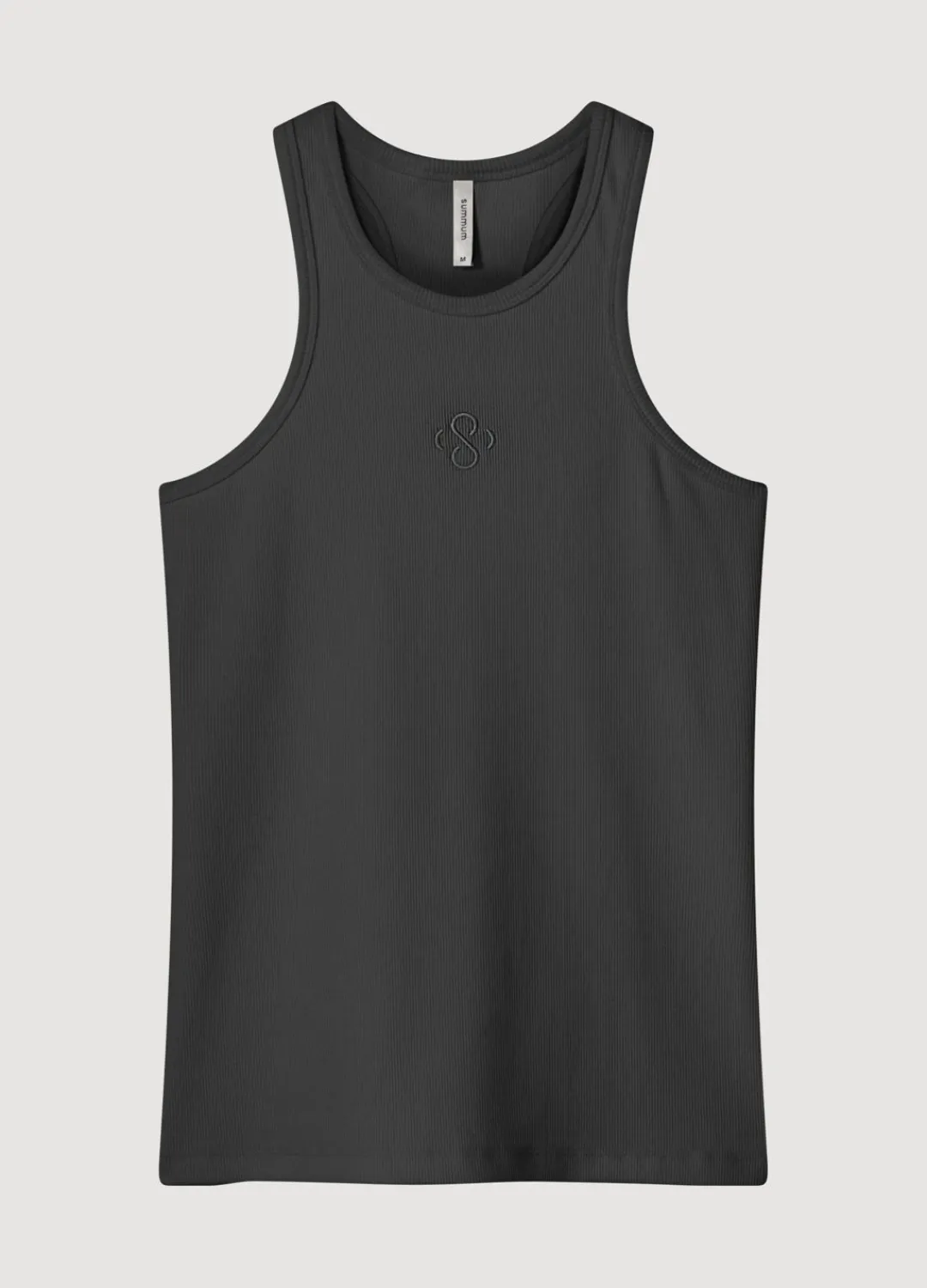Hot Summum Halter Singlet Black