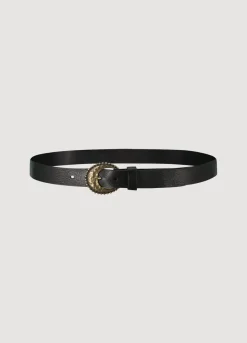Fashion Summum Leather Belt Black