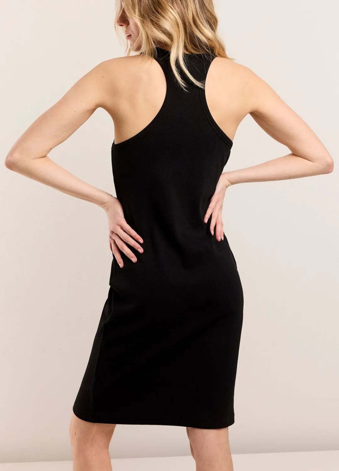 Fashion Summum Singlet Dress Black