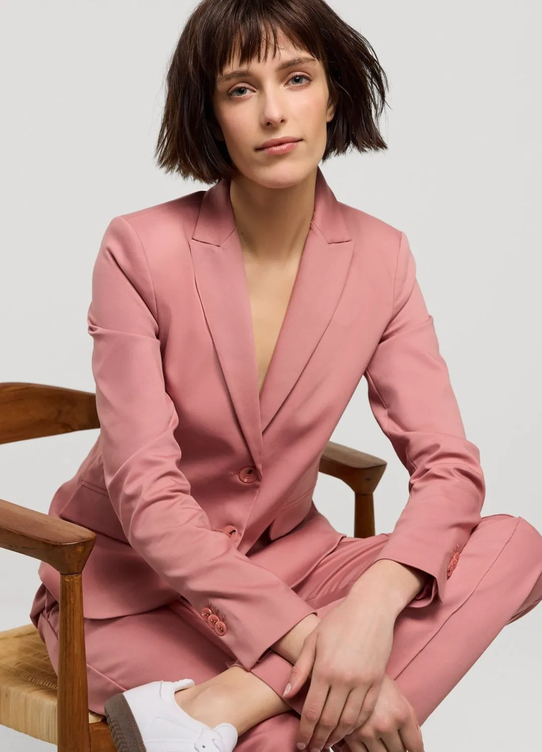 Fashion Summum Tailored Blazer Pink
