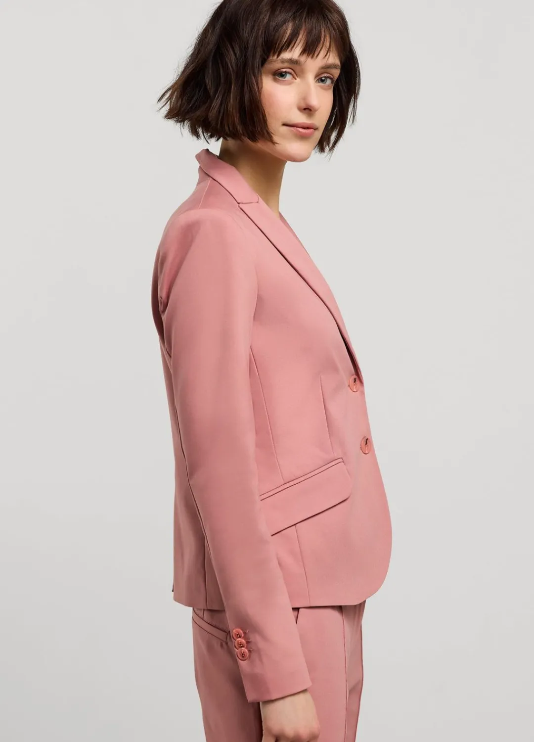 Fashion Summum Tailored Blazer Pink
