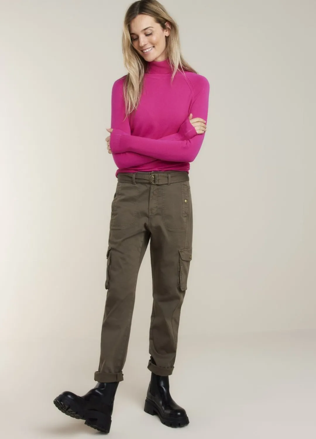 Best Summum Tapered Cargo Trousers Green