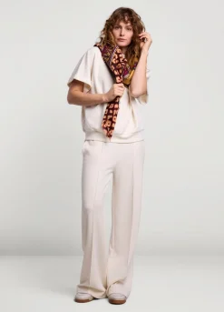 Hot Summum Thin Scarf With Print Red