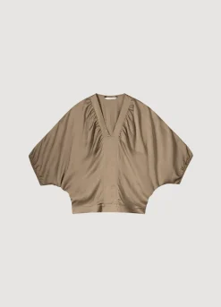 Fashion Summum Top With Bat Sleeves Grey